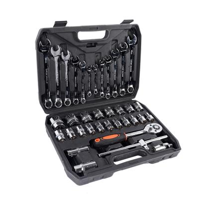 China Auto Repair Tools 37pcs Multifunctional Auto Car Repair Hand Tools Box Tools Socket Ratchet Wrench Set for sale