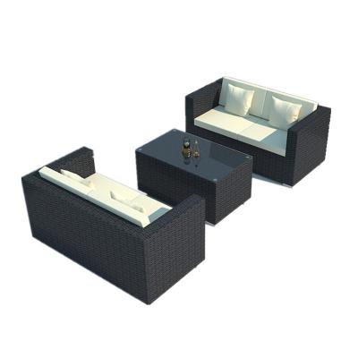 China Eco-freindly wholesales rattan garden furniture outdoor patio sofa set modern furniture wicker sofa for hotel villa project for sale