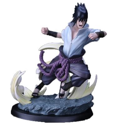 China Cartoon Toy Anime Action Toy Tsume Final Storm Naturo VS Sasuke Battle Statue Boxed Naturo Figure for sale