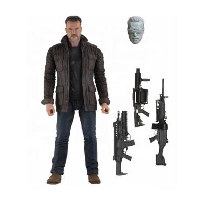 China Dark Fate 2019 Sarah Connor Elder Arnold Schwarzenegger T800 Movie The Terminator From Children's Toys NECA for sale