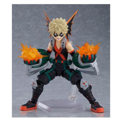 China Cartoon Toy My Hero Academia Figma 443 Bakugo Katsuki Joint Model Boxed Doll Action Movable Figure Toys for sale