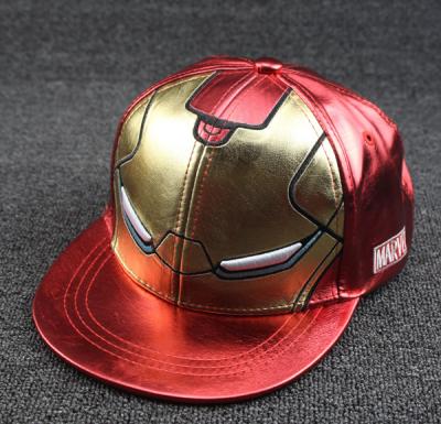 China Character Ironman Kids And Adults Size 2021 Baseball Hats IronMan Cartoon Kids Baseball Hats for sale