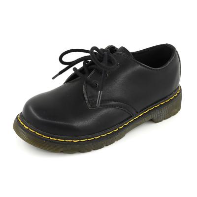 China Factory Flat Custom Brand OEM Kids School Uniform Lace Up Shoes Ease Oxford Boy Girl Stylish Shoes for sale