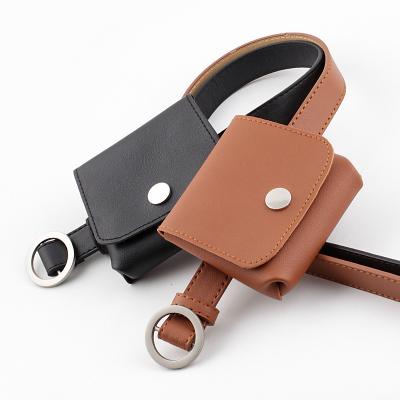 China High Quality Faux Leather With O-ring Buckle Stylish Women Girls Fanny Belt Phone Purse For Travel for sale