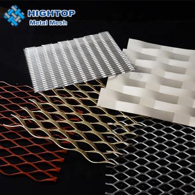 China Panel Mesh Series Expanded Decorative Thin Aluminum 5052 Stretched Metal Mesh for sale