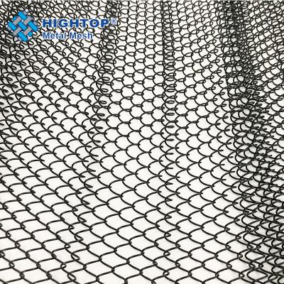 China Fireproof Decorative Wire Mesh Curtain Metal Mesh Curtain of Stainless Steel Fireplace for sale