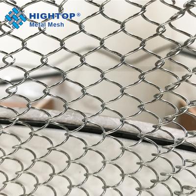 China Corrosion Resistance Mild Steel Fireproof Fireplace Mesh Curtain With 1/8