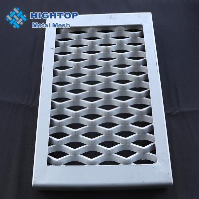 China Best Price Diamond Expanded Aluminum Wire Raised Expanded Metal Plate Netting for sale