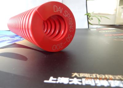 China Dia Red Hardware Mold Spring 120mm Free Length Right Hand Spring For Plastic for sale