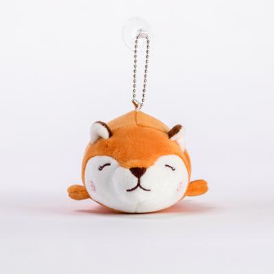 China Advertising Mini JS Fox Toy Stuffed Key Chain Animal Key Chain OEM/ODM for sale