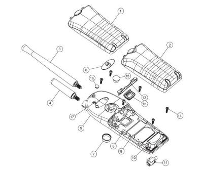 China 5086346J05 Bottom Microphone 0788394V58 Connector Support Radio Audio Accessories For MTP850 MTH800 Radio 0104023J25 5086346J05 0788394V58 for sale