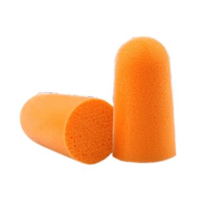 China PU Foam (Polyurethane) Cheap and Smooth Soft Slow Recover Foam Earplugs Hearing Protection Sponge Earplugs 1100 1110 for sale