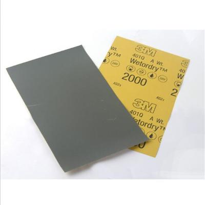 China Wholesale Paint Prep Wetordry Sandpaper Adhesive Abrasives Sheets 401Q, P1500, P2000, Size 139*228mm for sale