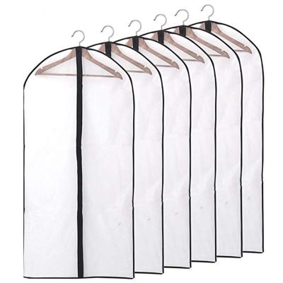 China Transparent Storage Clothing Covers Garment Suit Dress Jacket Clothes Coat Protector Travel Dustproof Bag for sale