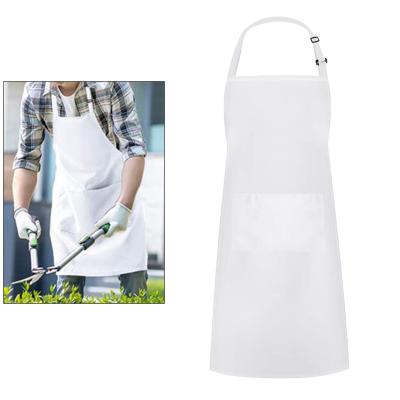 China Cleaning Men Waterproof Oilproof Cooking BBQ Comfortable Cooking Clothes Large Apron With Front Pocket Cooking Cotton For Women for sale