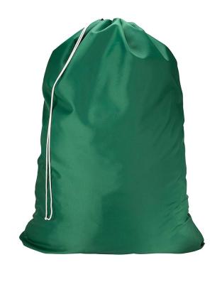 China Reusable OEM Customized Cheap Machine Washable Nylon Drawstring Laundry Bag Big Enough for sale