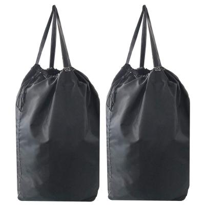 China OEM Customized Wholesale Reusable Promotional Drawstring Laundry Eco-Friendly Nylon Bag With Handles for sale