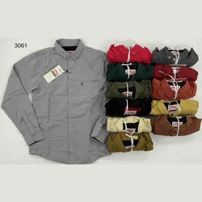 China New Style Custom Color Anti Shrink Long Sleeve Sheer Breathable Shirts Simple F Summer Button Plain Dyed Men's Casual Shirt for sale