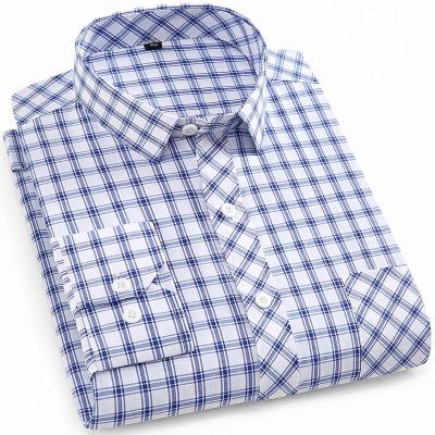 China 2022 Polyester / Cotton Anti-pilling Men Formal Shirts Long Sleeve Accept OEM ODM for sale