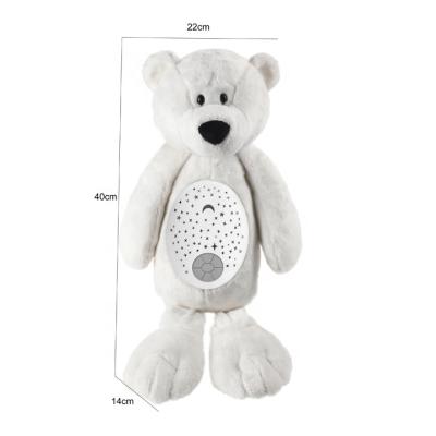 China Hot Selling Portable Baby Sleep Projector Night Light Teddy Bear Toys with Music and Lights K999-313 for sale