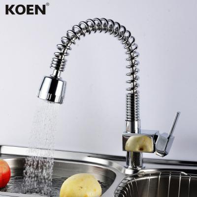 China Electric Faucets Kitchen Sink Faucet With Pull Spray Brass Water Faucet Factory Outlet Mixer for sale