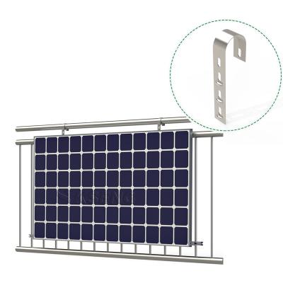 China Modern Design Balcony Rack Structure Solar Panel Racking Systems Residential Home Solar Rack for sale