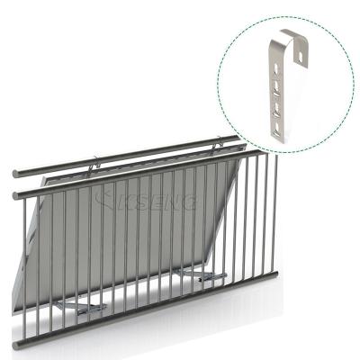 China Europe warehouse hot sale framed solar balcony frames aluminum solar panel balcony bracket for home for sale