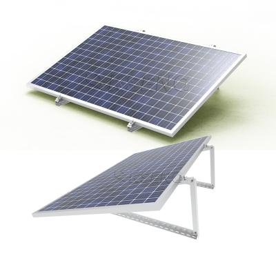 China Hot Sale AL6005-T5 Netherlands Solar Panel Roof Balcony Frames Adjustable Solar System Bracket And Wall Mounting Brackets for sale