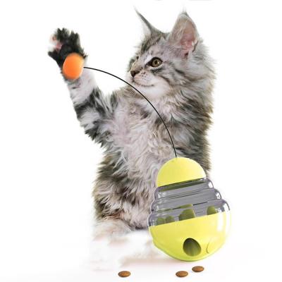 China Factory Outlet Sustainable Cat Leaky Feeding Tumbler Pet Toys Funny Feeding Ball for sale