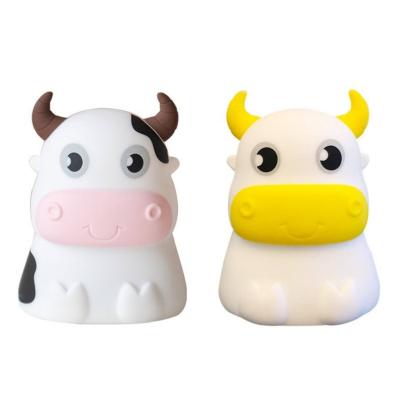 China Modern Children's Top Modern Night Light Baby Sleep Bedside Lamp USB Silicone Tap Control Touch Sensor Light for sale