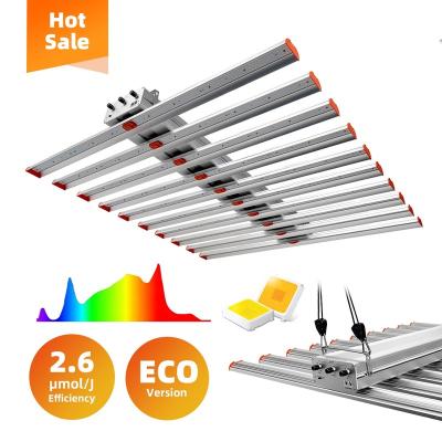 China Seed Starting Agriculture Green House Lamp 110V 220V UV Spectrum Dimmable Eco 1000 Watt Full Grow Slim Farm 5X5 10 Bar Led Grow Light 1000W for sale