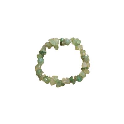 China 2021 CIA Wind Sale 2021 Bangle Fashion Elastic Bracelet Casual/Sporty Hot Green Natural Rough Turquoise Stone for sale