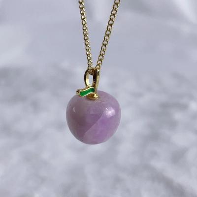 China High Quality Natural Stone Pendant Necklace Perfume Diffuser Oil Bottle Pendant for sale