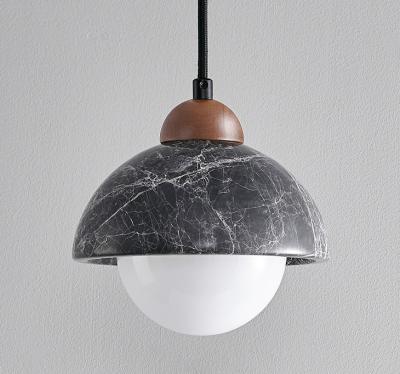 China Elegant Style Stone Pendant Light Chandelier Led Ceiling Hanging Nordic Modern Pendant Lights For Restaurant Hotel Mall for sale