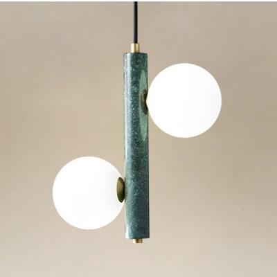 China Luxury Elegant Style Decorative Stone Modern Pendant Light Chandelier Chandelier Light For Living Room Bar Counter Dining Room for sale