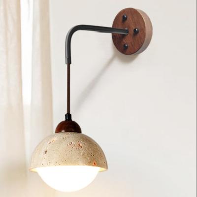 China Lighting Functions Stone Wall Lamp Mounted Indoor Wall Lamp For Bedroom Home Vintage Hotel Classic Led Wall Lamps for sale