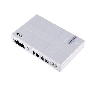 China Mini ups for network control box DC UPS 100-240vac 8800mah mini lithium battery for wifi DC online portable for sale