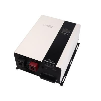 China 110v / 120v/220v power dc to ac inverter 1kw 2kw 3kw hybrid inverter with battery charger 460*230*200mm for sale