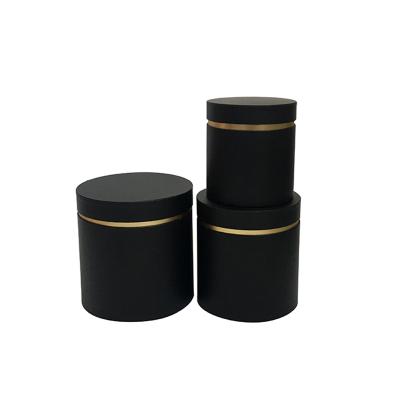 China Gift & 3PcsSet Floral Craft Round Boxes Flower Gift Storage Box Birthday Gifts Packaging Paper Storage for sale