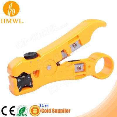 China Multi Tool manual stripping pliers stripper for coax, network and telephone cable HM-ST352 for sale