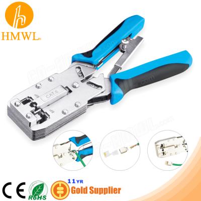 China Carbon Steel Cat6 RJ45 Network Crimp Tool for sale