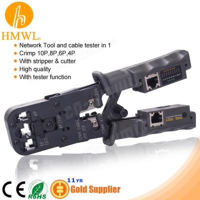 China Carbon Steel RJ45 Network Crimper And Tester for sale