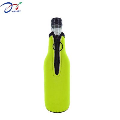 China Wholesale Waterproof Neoprene Wine Bottle Coolie Beer Slim Blank 3mm Sleeve With Logo for sale