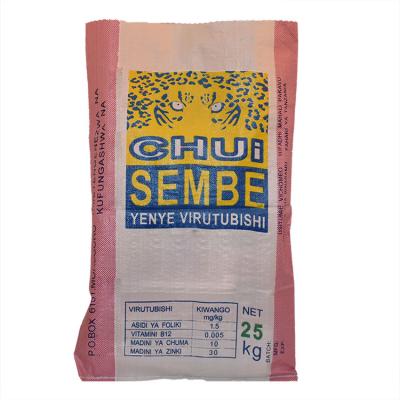 China 25kg 50kg pp bags South Africa factory supply moisture proof flour bags empty wheat flour sacks for sale