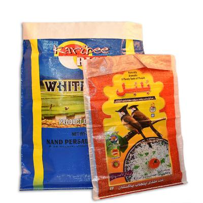 China Wholesale PP Woven Bags 25kg 50kg Rice Polypropylene Rice Bags From China Moisture Proof for sale