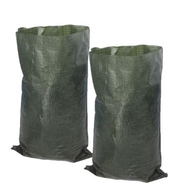 China Plastic PP Woven Sack Recyclable Construction Waste Garbage Garbage Waste Bags Factory Disposable Construction Bag for sale