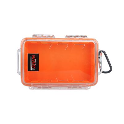 China PC With Rubber Linner Waterproof Hard Plastic Outdoor Tool Box Small Mini Micro Equipment Case for sale