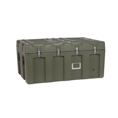 China Waterproof Heavy Duty Roto-molded Plastic PE Tsunami Crate Large Storage Case For amry for sale