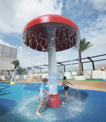 China Grote het Parkparaplu 2.0M van het Glasvezelwater Diameter Children Mushroom-Waterfontein Te koop