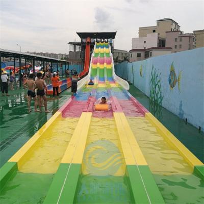 China Fade Resistant Mat Racer Water Slide Fiberglass Racer Water Slide 12m Height for sale